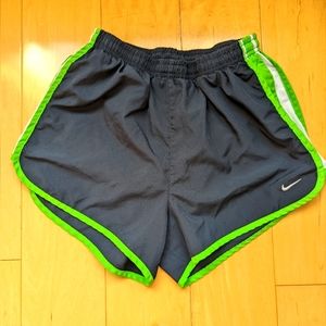 DEAL 2 for $20 Nike green accent running shorts